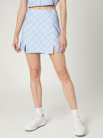 VIERVIER Rok 'Leia' in Blauw: voorkant