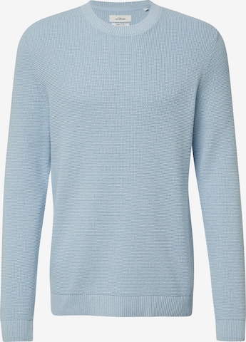 Pull-over s.Oliver en bleu : devant