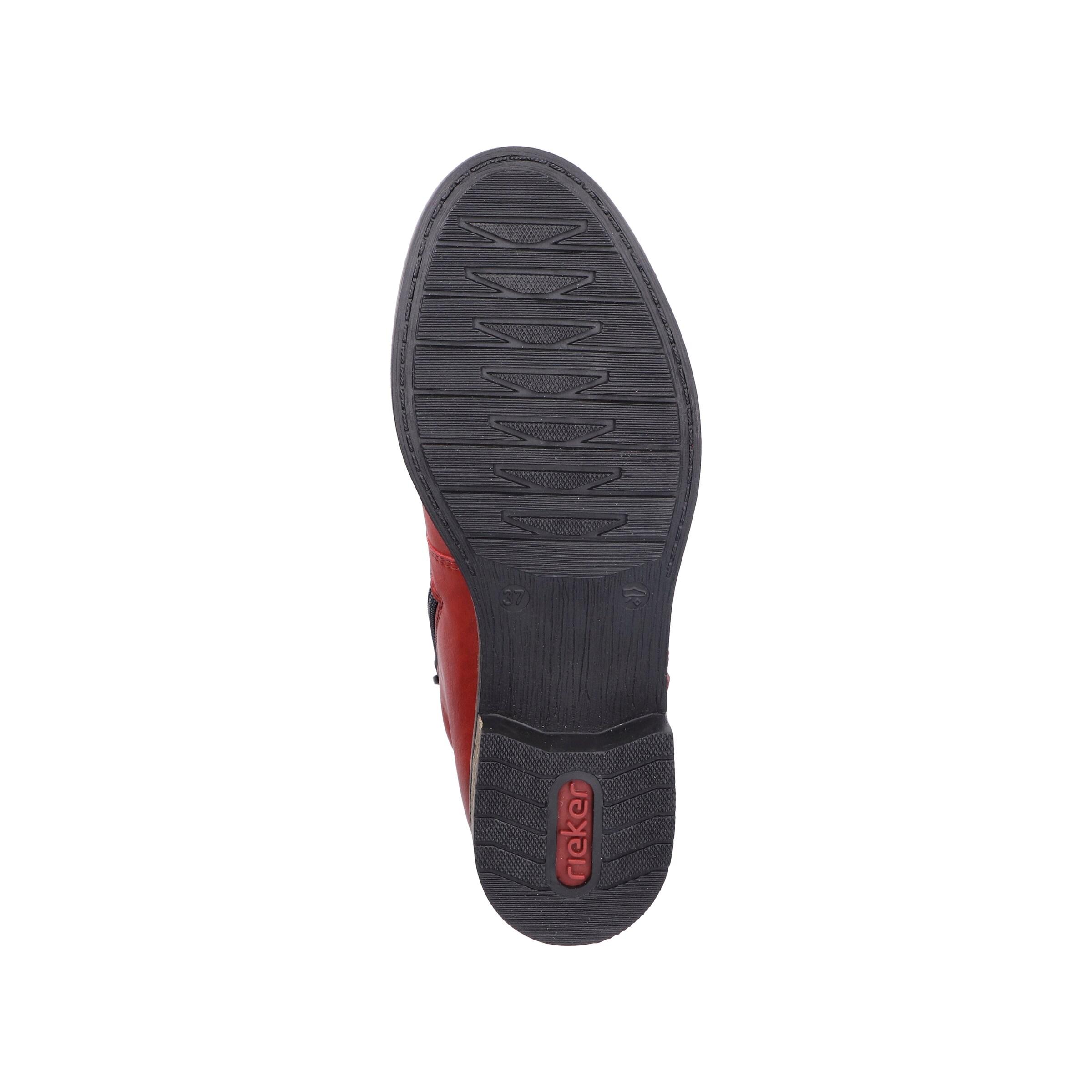 Rieker Schnürstiefel in Rot