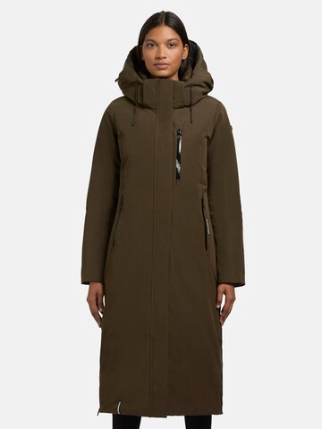khujo Winter coat in Green: front