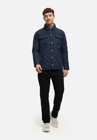 INDICODE JEANS Between-Season Jacket 'Dome' in Blue