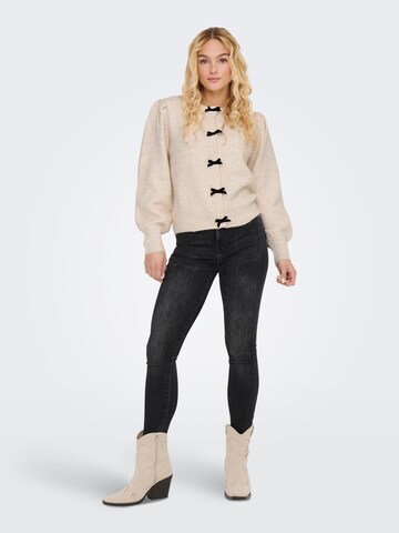 ONLY Strickjacke 'ONLBUNNY' in Weiß
