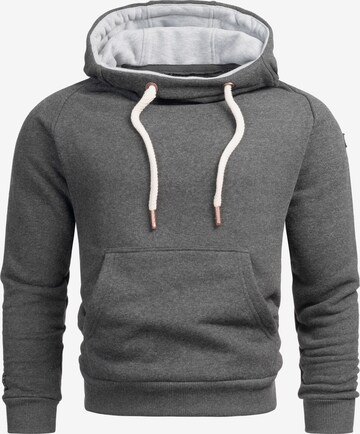 Alessandro Salvarini Sweatshirt 'Paolo' in Grey: front