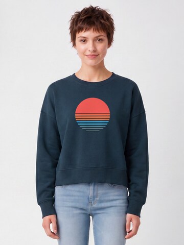 Watapparel Sweatshirt ' Abstract 03 ' in Grün: Vorderseite