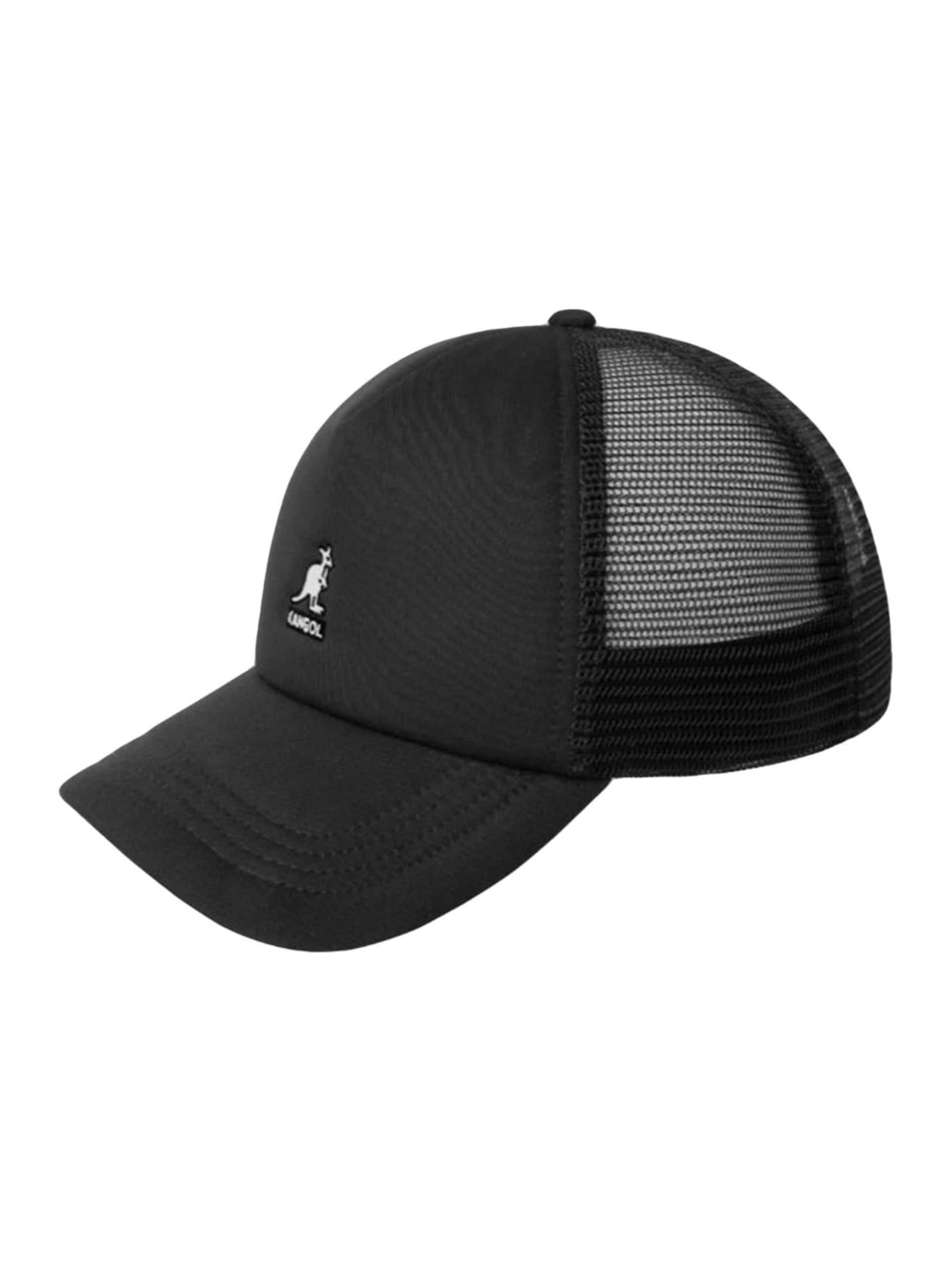 KANGOL Kapelusz 'Kangaroo Trucker Black' w kolorze czarny: przód
