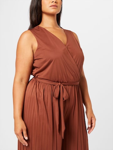 ABOUT YOU Curvy Jumpsuit 'Lola' in Brown