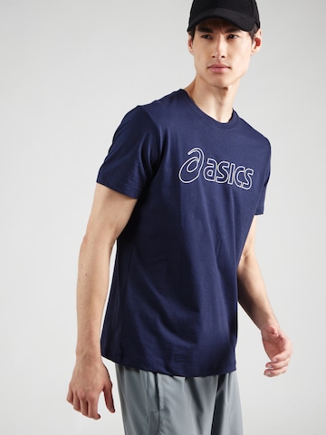 ASICS Funktionsskjorte i blå: forside
