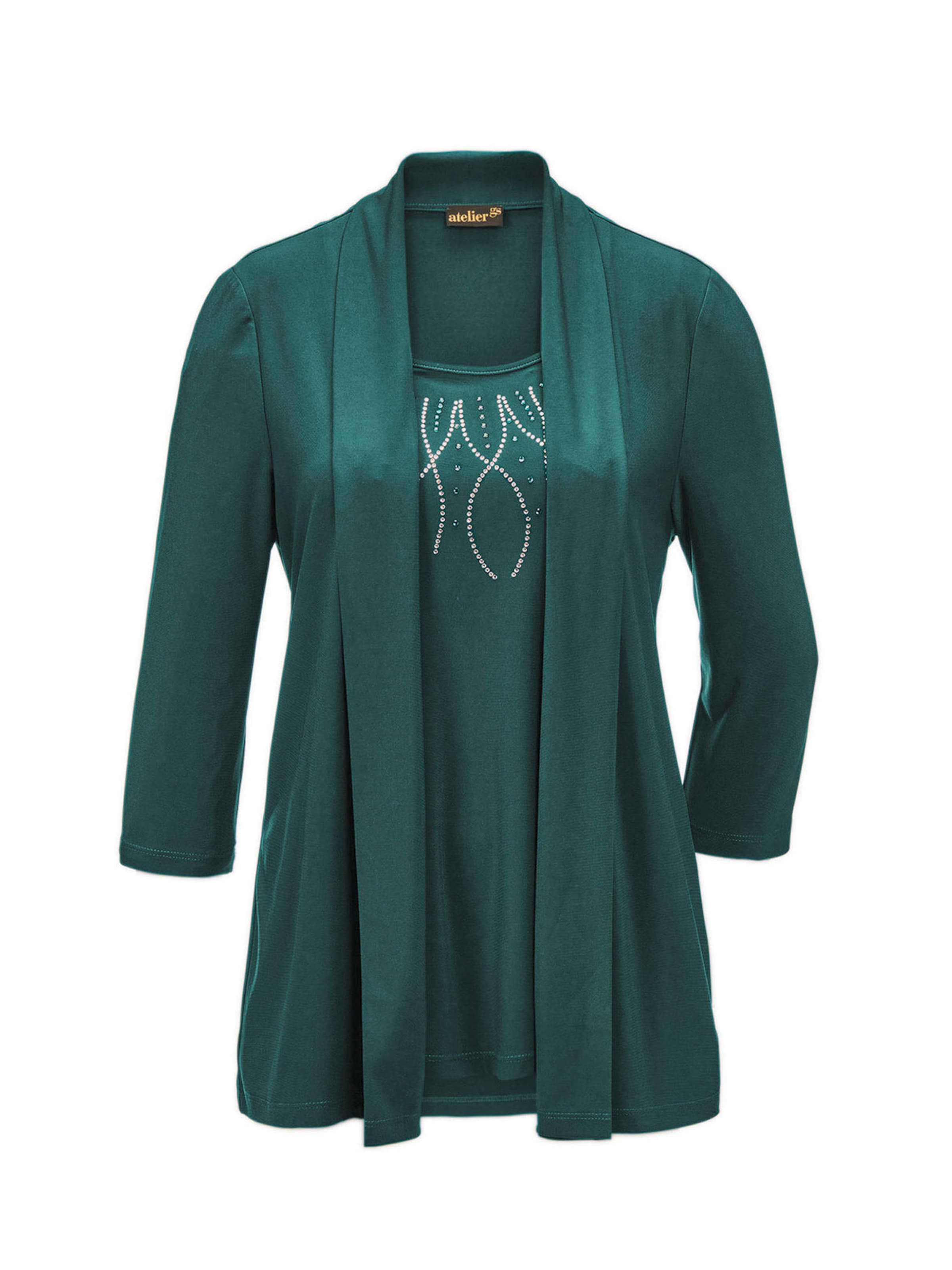 Goldner Shirt in Groen: voorkant