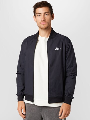 Veste mi-saison Nike Sportswear en noir : devant