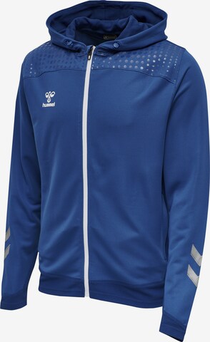 Hummel Sportsweatvest in Blauw