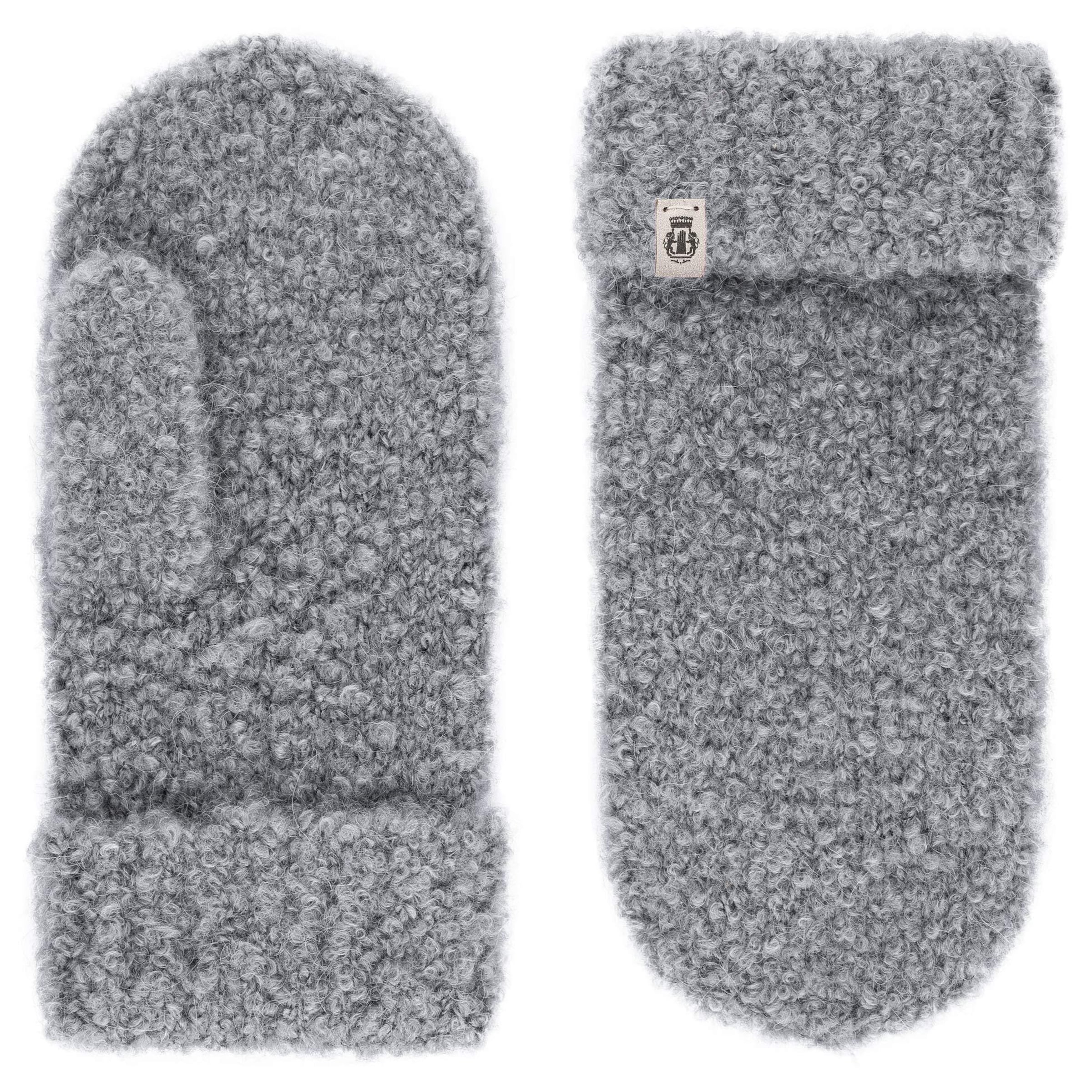 Roeckl Wanten 'CLASSIC BOUCLÉ' in Grijs: voorkant