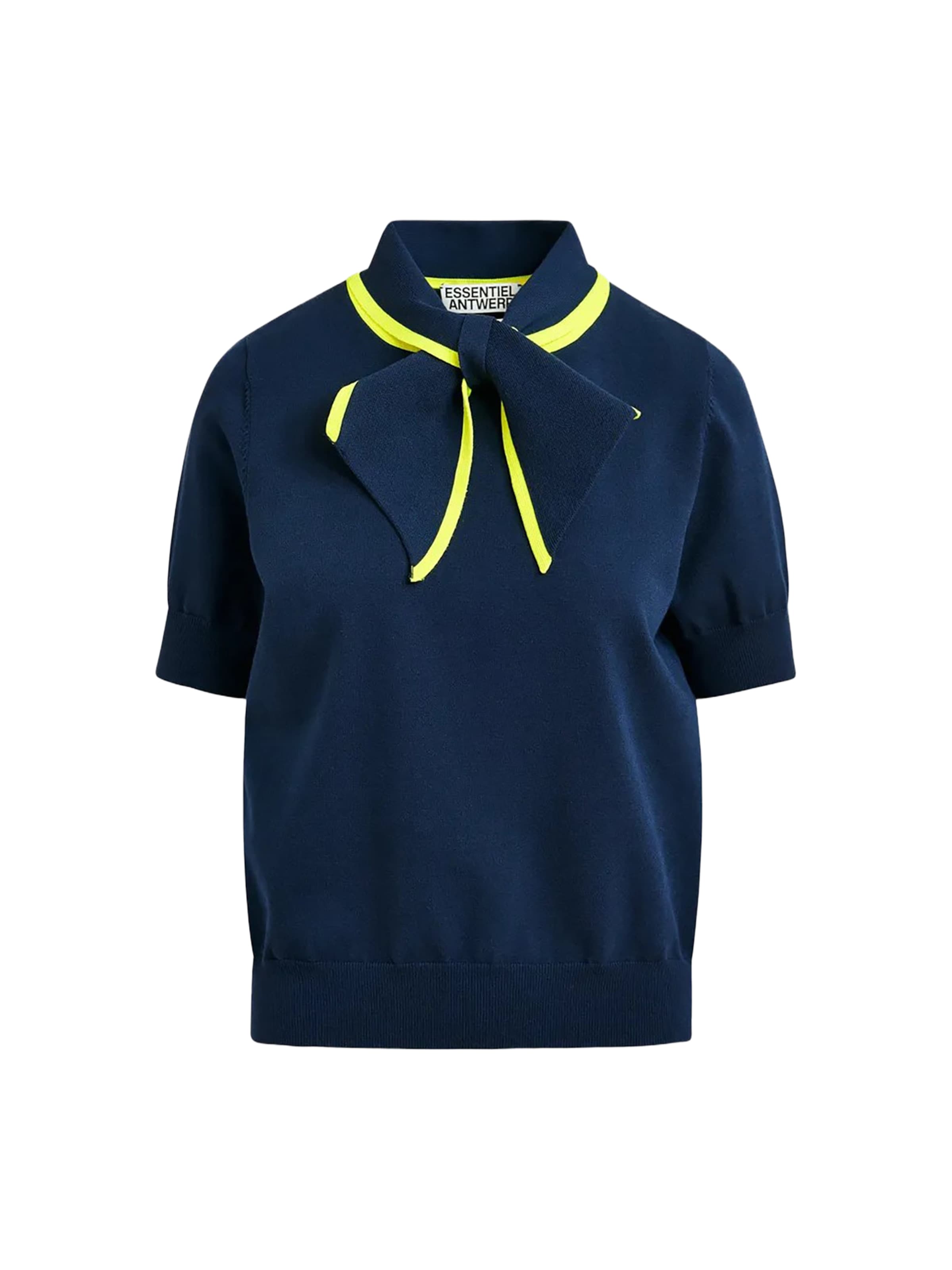 Essentiel Antwerp Polo in Blau: Vorderseite