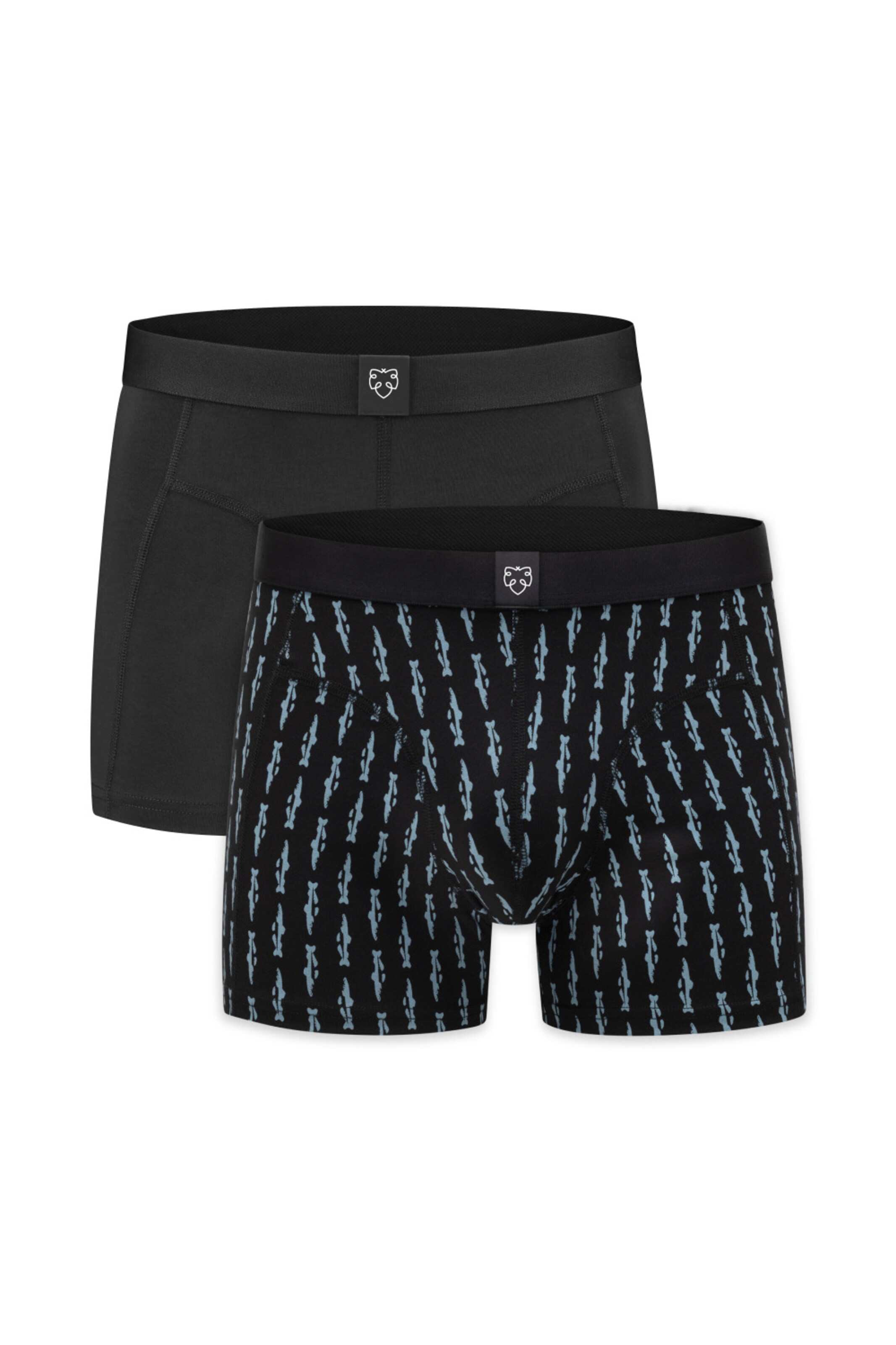 A-dam Boxershorts in Schwarz: Vorderseite