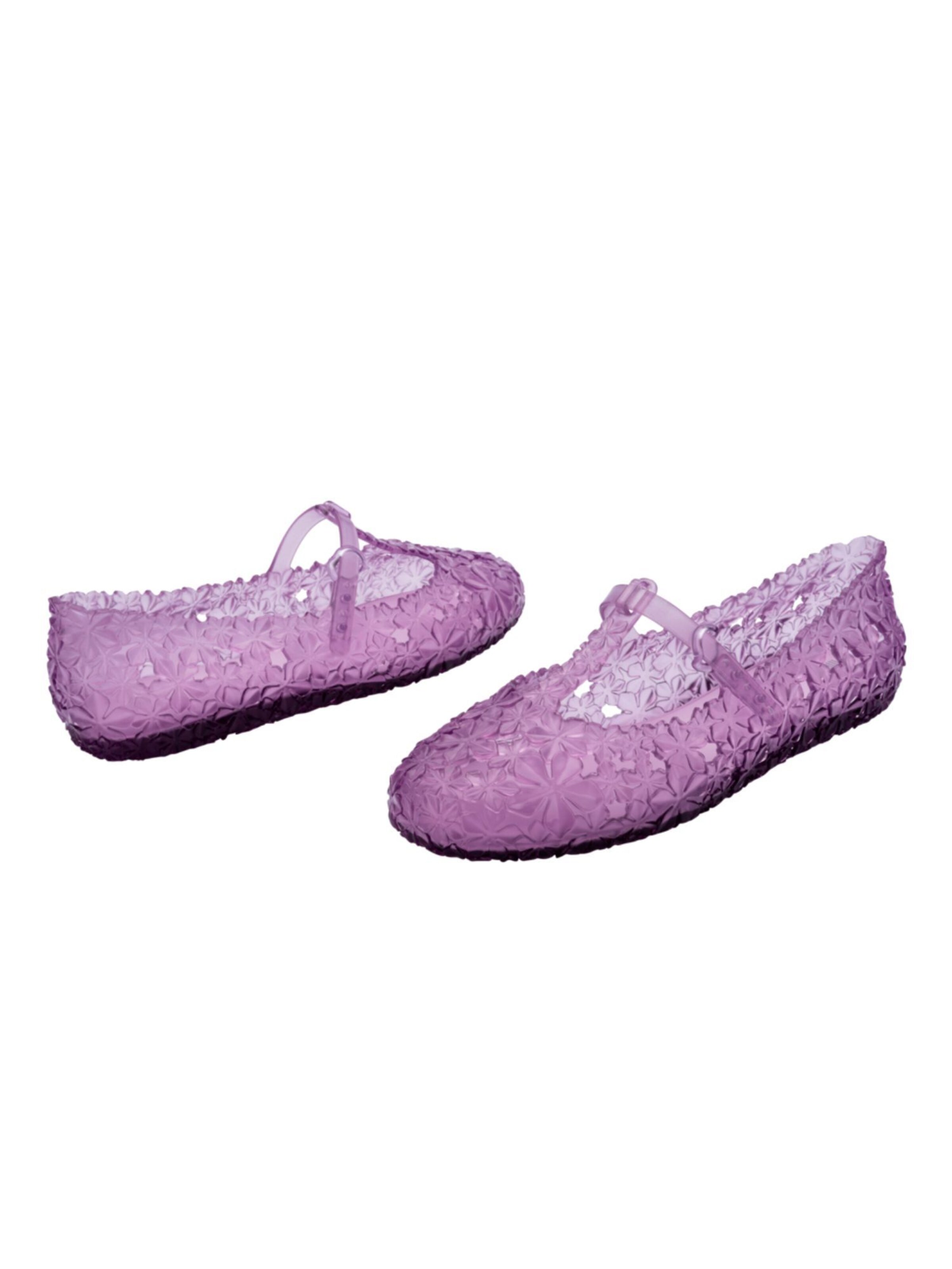 MELISSA Ballerina met riempjes 'Melissa Daphnis x Susan Fang' in Lila