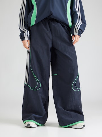 ADIDAS ORIGINALS Laienev Püksid 'TEAMGEIST', värv sinine: eest vaates