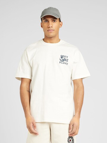 Only & Sons T-shirt 'LAYNE' i vit