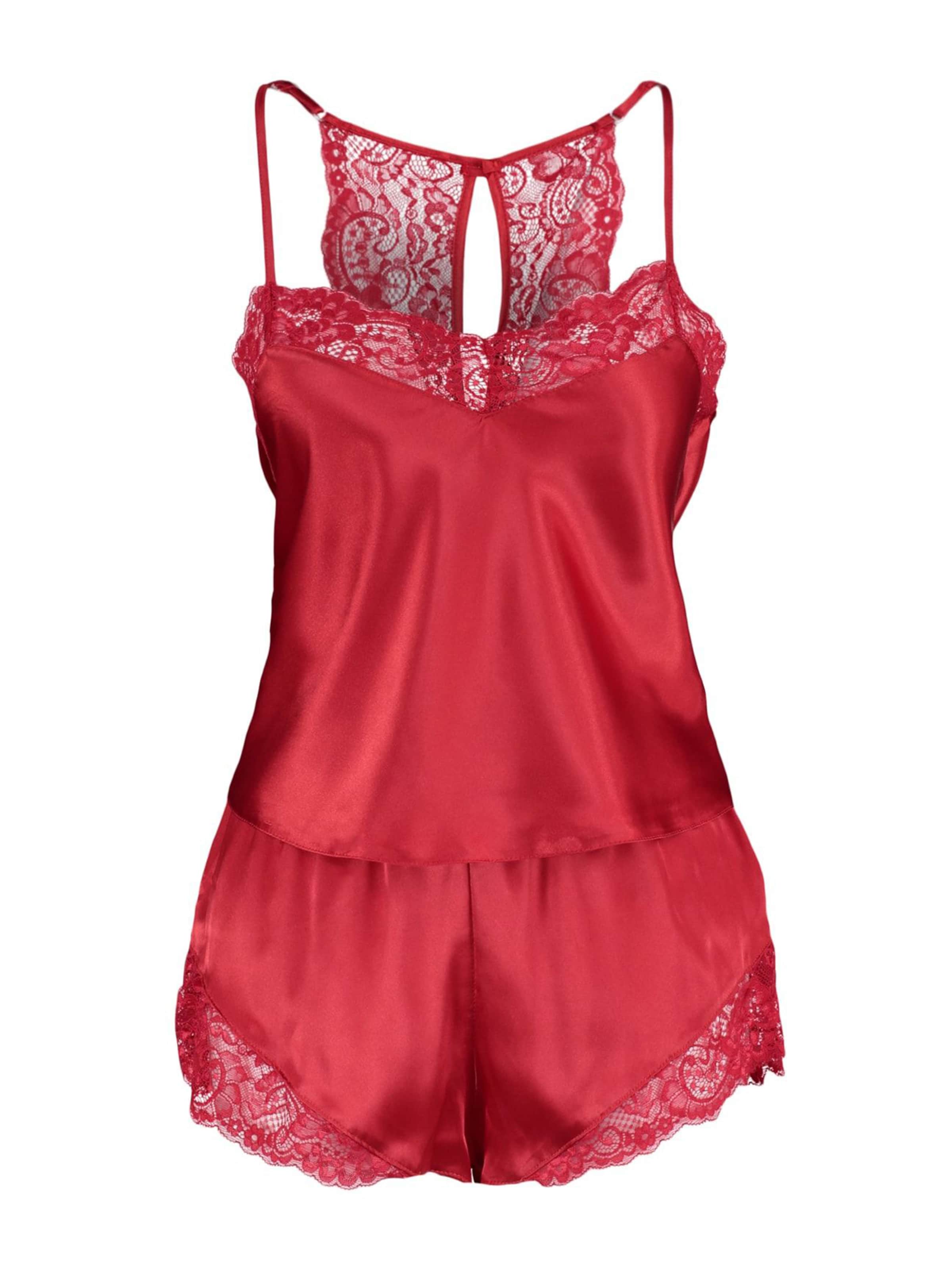 Trendyol - Calções de pijama em vermelho: frente