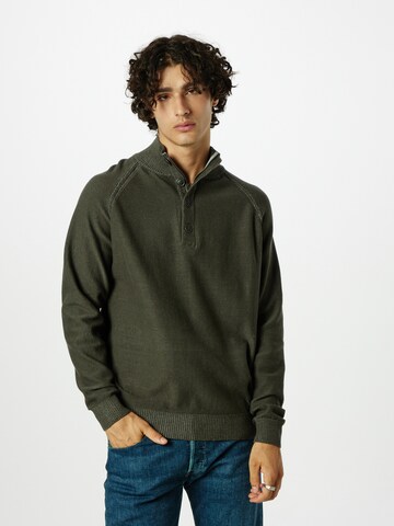 INDICODE JEANS Sweater in Green: front