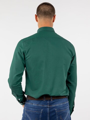 Williot Slim fit Srajca 'Thiago' | zelena barva