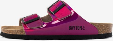 Bayton Pantoletter 'Atlas' i pink: forside