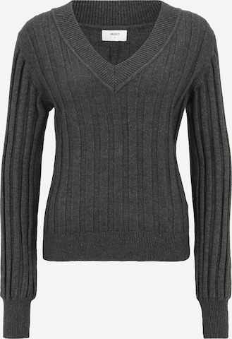 OBJECT Tall Пуловер 'ALICE' в сиво: отпред