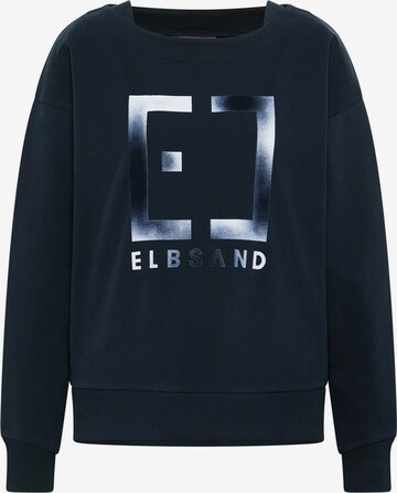 Sweat-shirt 'Fionna' Elbsand en bleu : devant