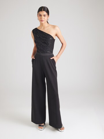 Tuta jumpsuit di SWING in nero: frontale