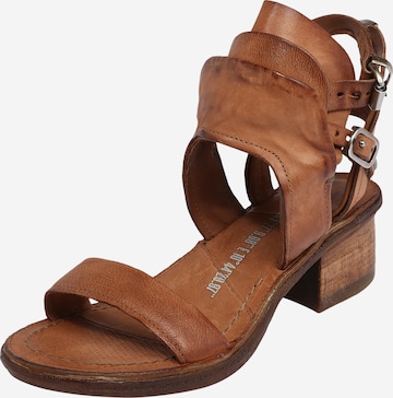 A.S.98 Sandal 'KENYA' in Brown: front