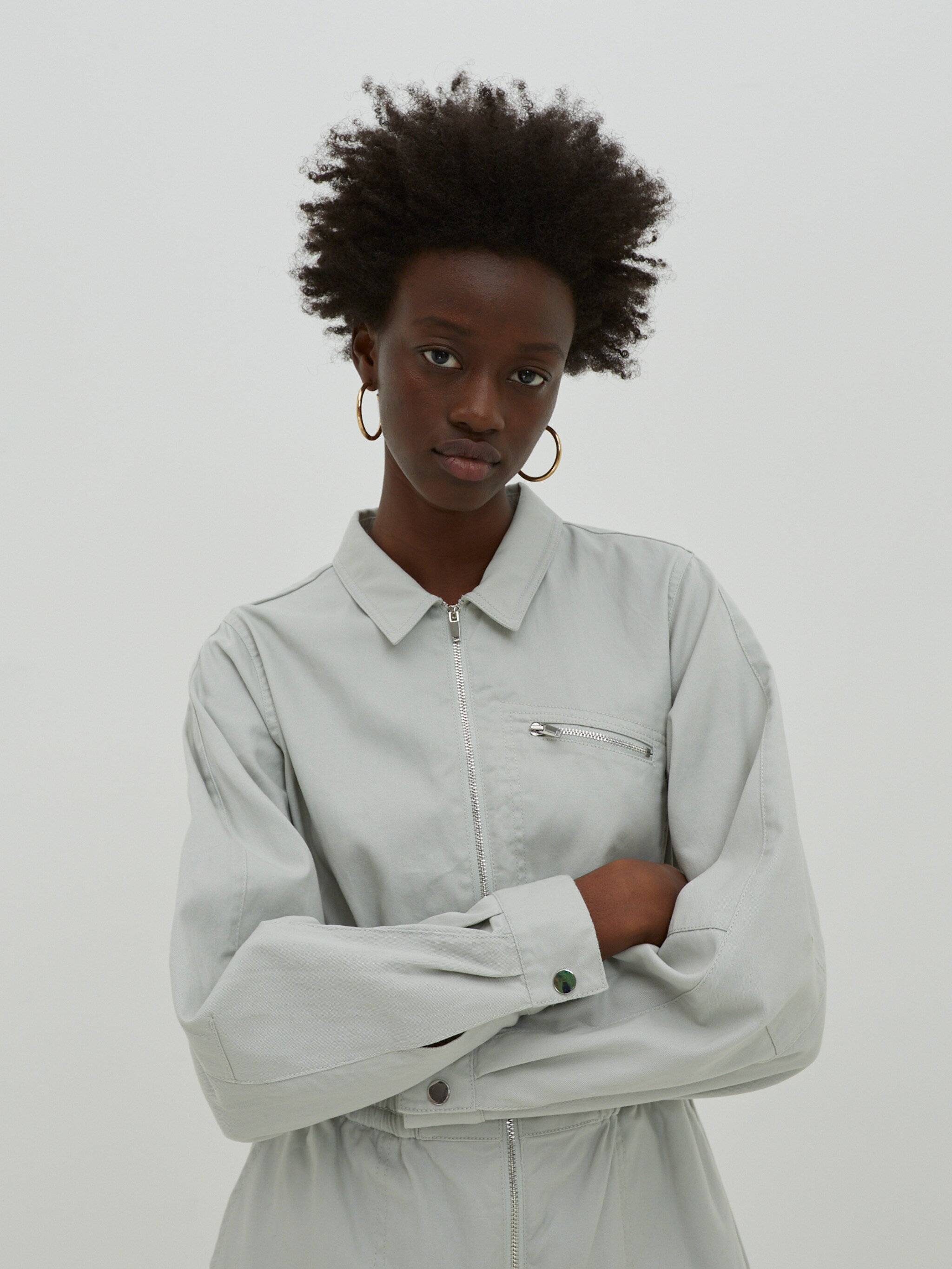 EDITED Producten Jumpsuit 'Bailey' Lichtblauw