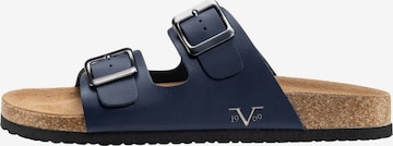 19V69 ITALIA Sandal ' SASSUOLO ACTION ' in Blue: front
