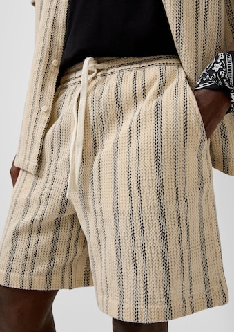 Regular Pantalon QS en beige