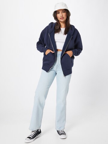 WEEKDAY Sweat jacket 'Alisa' in Blue