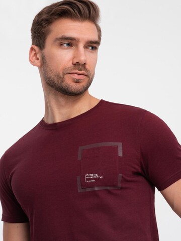 T-Shirt Ombre en rouge
