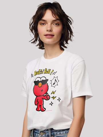 F4NT4STIC T-Shirt 'Sesamstraße' in Weiß: Vorderseite