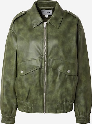 TOPSHOP Демисезонная куртка в Зеленый: спереди