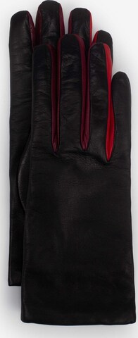 Gretchen Full Finger Gloves in Black: front
