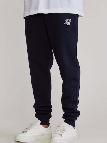 Coupe slim Pantalon de sport 'Essentials' SikSilk en bleu