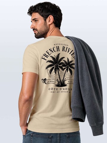 Neverless Shirt 'French Riviera' in Beige