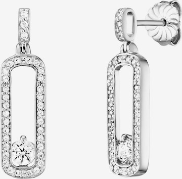 Boucles d'oreilles Julie Julsen en blanc : devant