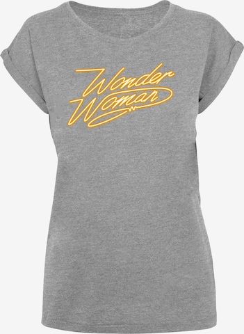 T-shirt 'DC Comics Wonder Woman 84 Neon' F4NT4STIC en gris : devant