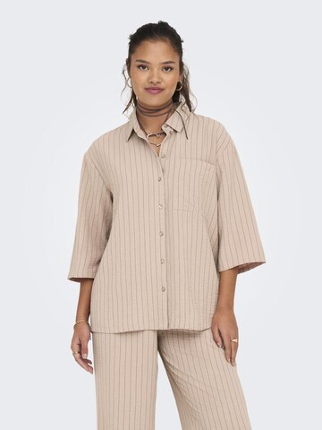 JDY Bluse i beige: forside