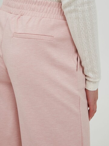 Wide leg Pantaloni con pieghe 'KATE' di ICHI in rosa