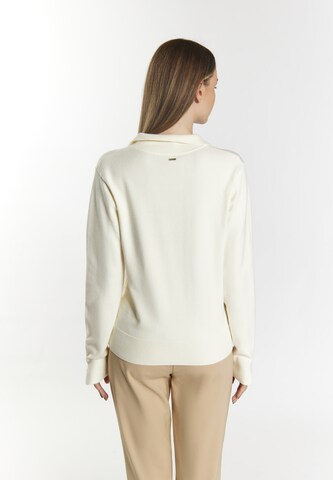 DreiMaster Klassik Sweater in White