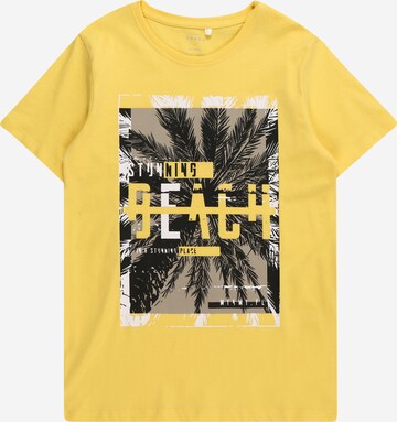 T-Shirt 'VICTOR' NAME IT en jaune : devant