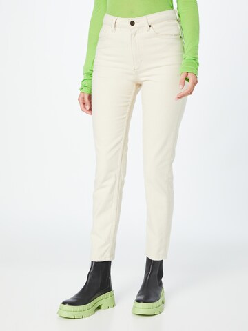 AMERICAN VINTAGE Slimfit Jeans in Beige: voorkant