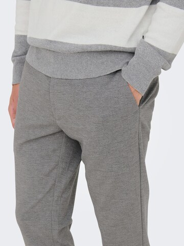 Only & Sons Slim fit Chino Pants 'MARK' in Grey
