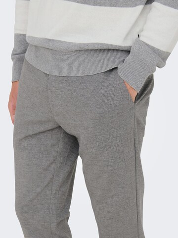 Only & Sons Slimfit Hose 'MARK' in Grau