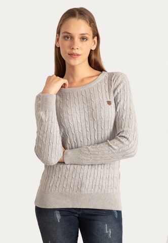 Sir Raymond Tailor Sweater 'Authen' in Grey: front