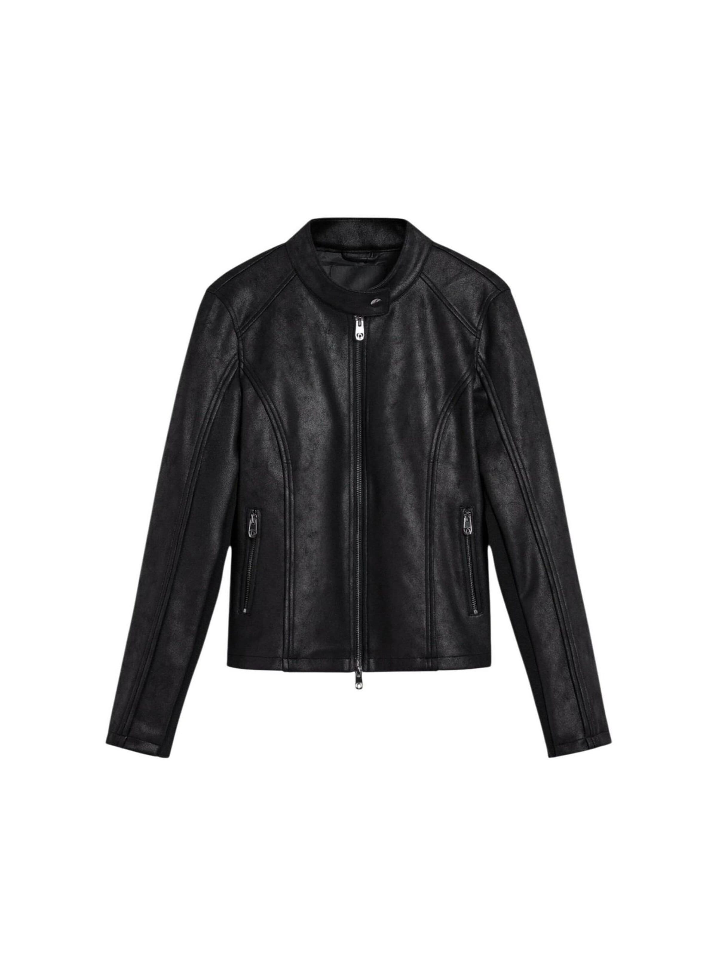 Desigual Winterjas 'CHAQ_SAND 26SWEW10' in Zwart: voorkant