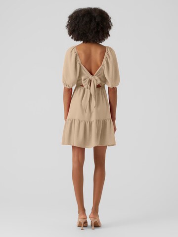 VERO MODA Kleid 'GRIT' in Beige